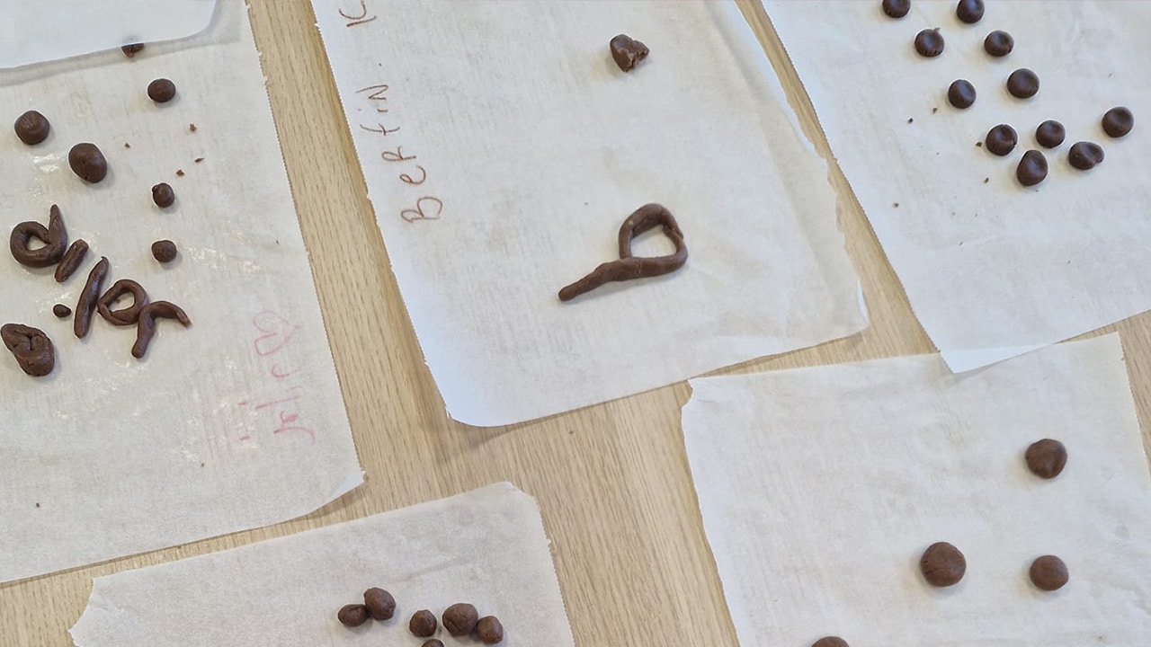 Baksels op papier