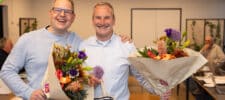 Jonathan Weegink en Peter Perton nemen afscheid van wijkraad